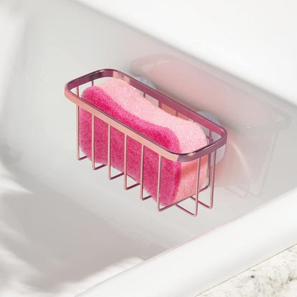 iDesign Stainless Steel Suction Sponge Holder - Image 6