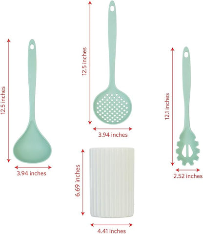 Glad Kitchen Utensils Set, Spaghetti Server, and Turner Spatula Set - Image 5