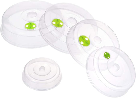 Set of 5 Microwave Plate Covers by TENINYU