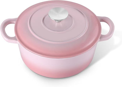 E-far 3 Qt Enameled Cast Iron Dutch Oven by E-far