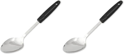 Chef Craft Select Basting Spoon, 12 inch, Stainless Steel/Black by ChefCraft
