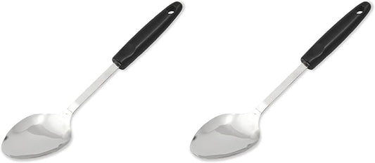 Chef Craft Select Basting Spoon, 12 inch, Stainless Steel/Black by ChefCraft