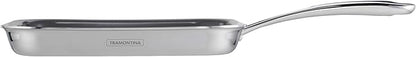 Tramontina Utsava Tri-Ply Clad Stainless Steel 10-Inch Square Grill Pan - Image 7