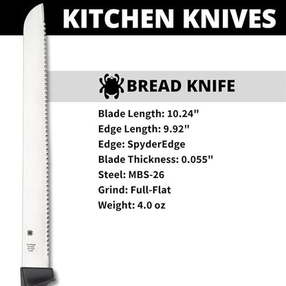 Spyderco Lightweight Kitchen Bread Knife - Image 3