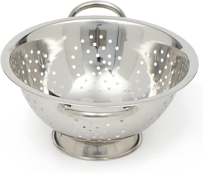 Home Basics Deep Colander Stainless Steel 3 Quart#44; - Image 2