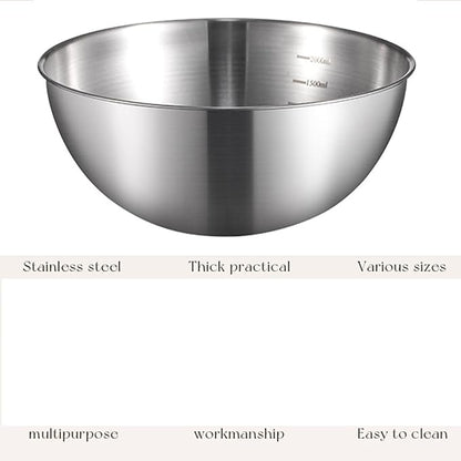 Stainless Steel Salad Bowls Set - Image 8