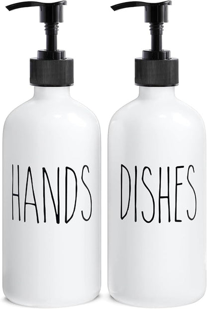 MOMEEMO Soap Dispenser Set 2 Pack, Contains Dish and Hand Soap Dispenser. by MOMEEMO