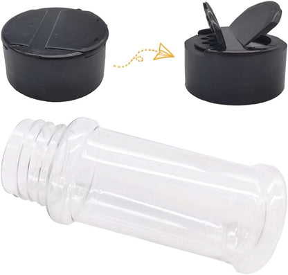 OJYUDD 16 Pack 3.4oz/100ml Plastic Spice Bottles Set, Empty Seasoning Containers - Image 4