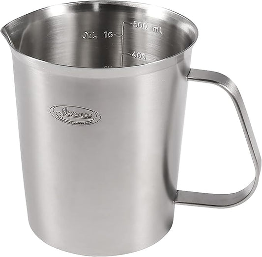 Newness Stainless Steel Measuring Cup, Metal Measuring Cup by Newness
