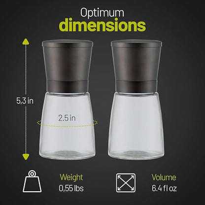 ZOLMER® Premium Stainless Steel Salt and Pepper Grinder Set manual | Adjustable - Image 6