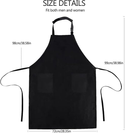 Homsolver 2 Pack Waterproof Rubber Aprons, Heavy Duty Butcher - Image 5