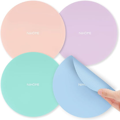 NIHOME Silicone Jar Opener – 6 Inch Large Anti-Slip Grip Pads, Premium 100% by NiHome