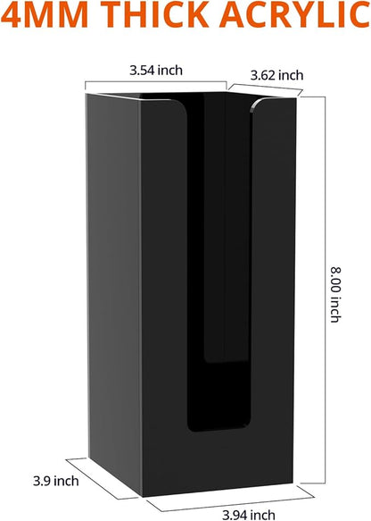 Richboom Acrylic Coffee Cup and Lid Storage Organizer Holder, 1 Compartment - Image 2