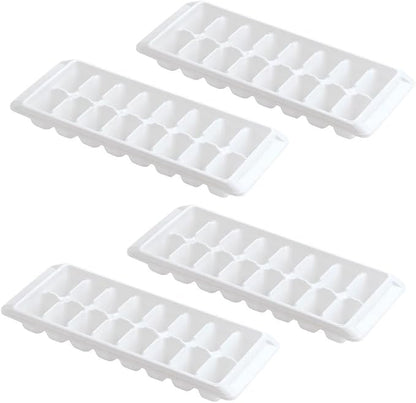 Kitch Easy Release White Ice Cube Tray, 16 Cube Trays by Kitch