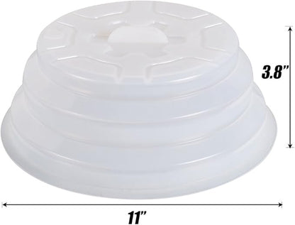 Kichwit Silicone Microwave Plate Cover Collapsible, Dishwasher Safe and BPA Free - Image 6