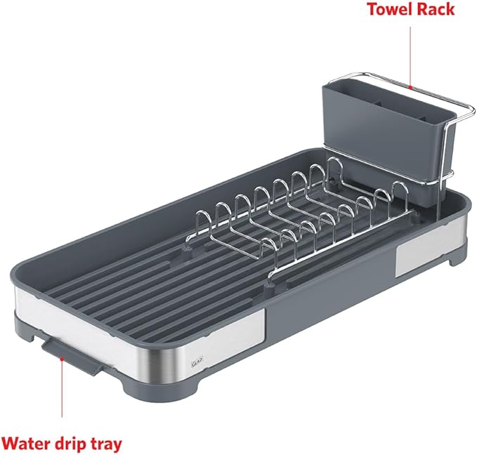 Glad Stainless Steel Dish Drying Rack - Image 3