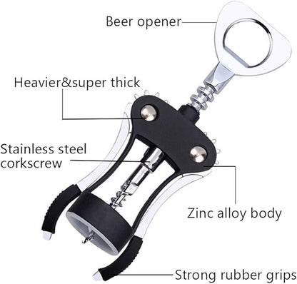 Foho Wine Opener, Luxury Waiter Corkscrew - Image 3