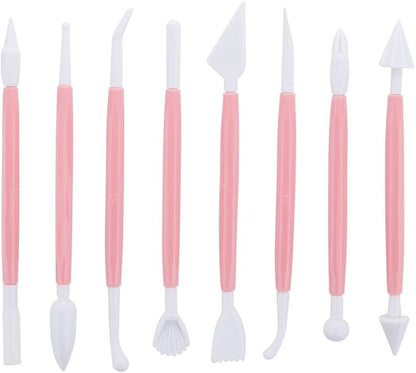 ScivoKaval Marshmallow Fondant Cake Decorating Hand Tool 12 Pcs 5 Sets - Image 2