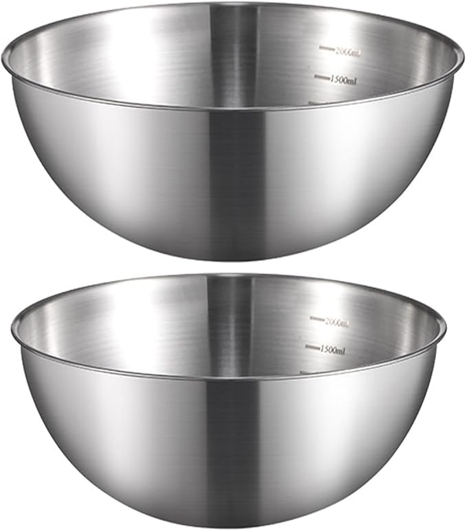 Stainless Steel Salad Bowls Set by AIYoo