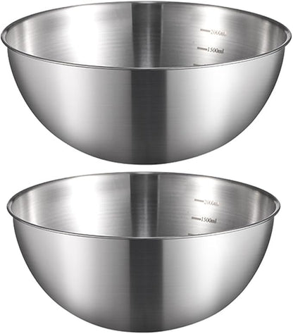 Stainless Steel Salad Bowls Set by AIYoo
