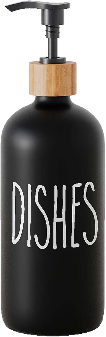 Glass Soap Dispenser for Kitchen Sink and Bathroom by Aeakey