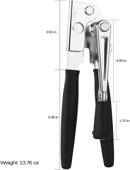 Manual Can Opener, Easy-Grip Hand Crank Can Opener - Image 2