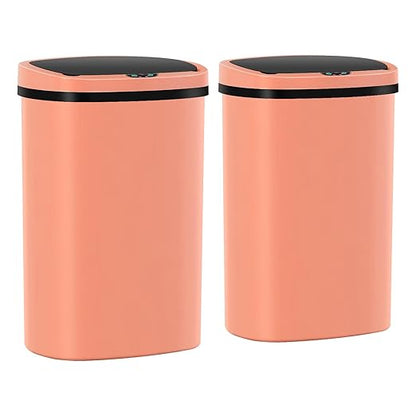 13 Gallon Trash Can, 50Liter Plastic High-Capacity Automatic Kitchen Trash Can by Home