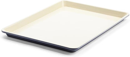 GreenLife Bakeware 18” x 13” Half Cookie Sheet Baking Pan, Non-Toxic PFAS-Free by GreenLife