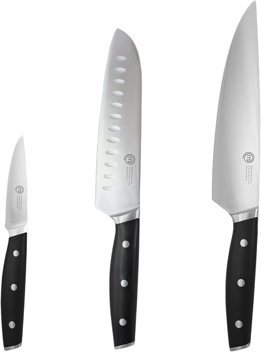 MasterChef Chef Knife Set of 3 Professional Quality Kitchen Knives by MasterChef