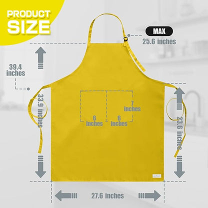 ROTANET Extra Large Apron for Men Adjustable Bib Aprons - Image 2