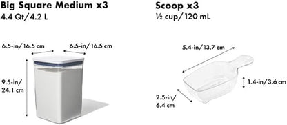 OXO New Good Grips 6-Piece POP Container Bulk Set - Image 8