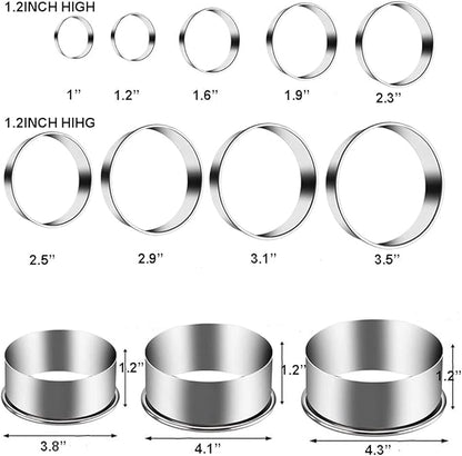 12 Pieces Biscuit Cookie Cutter Set - Image 6
