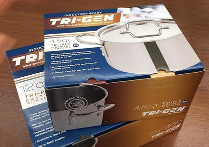 WINCO Tri-Ply Stock Pot, 6-quart-qt-6qt - Image 8