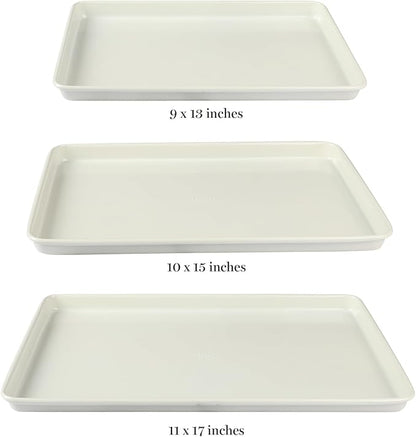 Martha Stewart Gallen 3-Piece Cookie Sheet Set – 13", Ceramic Nonstick - Image 3