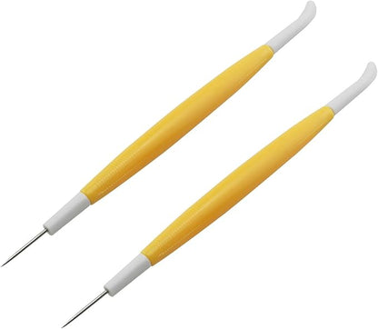 HJGarden 2PCS Stainless Steel Scribe Tool Cookie Scribe Tool Cookie Icing Pin by HJGarden