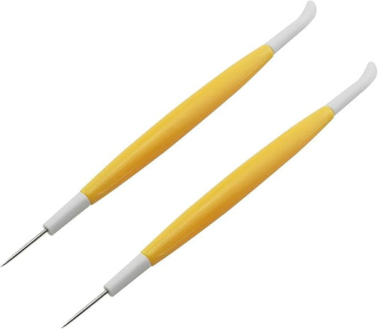 HJGarden 2PCS Stainless Steel Scribe Tool Cookie Scribe Tool Cookie Icing Pin by HJGarden