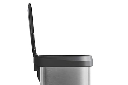 Garvee 13 gal / 50 L Stainless Steel Trash Can - Image 4