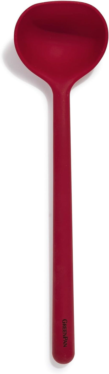 GreenPan Silicone Ladle, Soup Mixing Stirring Serving, Cooking Kitchen Utensil by GreenPan