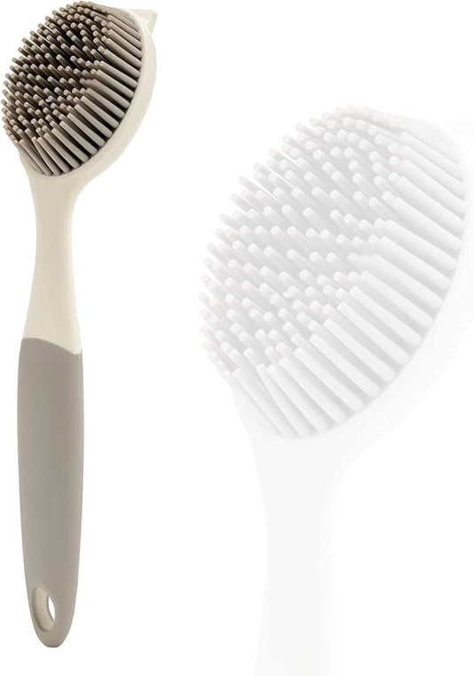 Dish Scrubber, Silicone Soft Bristles Scrub Brush by Unknown