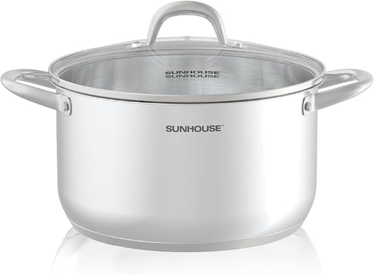 SUNHOUSE 8 Quart Stock Pot by SUNHOUSE
