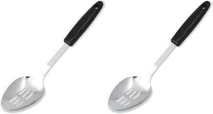 Chef Craft Select Slotted Spoon, 12.75 inches, Stainless Steel/Black by ChefCraft