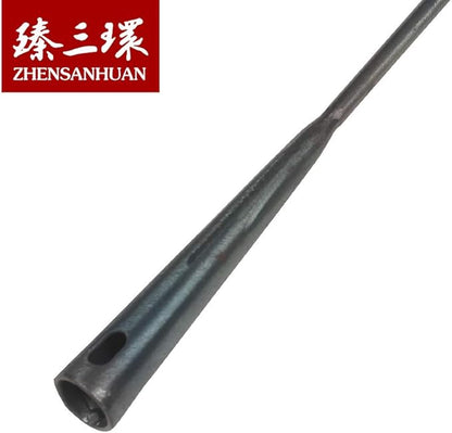 ZhenSanHuan Hand Hammered Carbon Steel Spatula Long Handle Chuan Wok Tool - Image 5