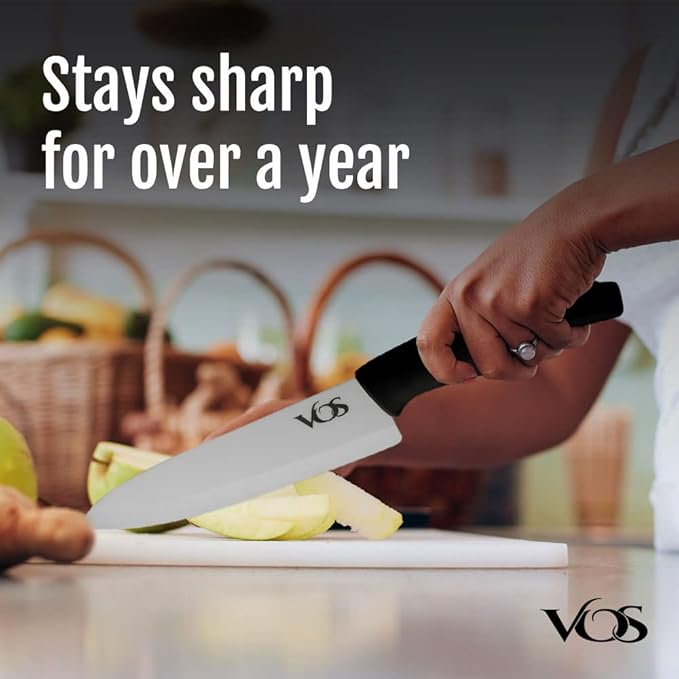 Vos Ceramic Knife with Peeler, Knives Set - Image 5