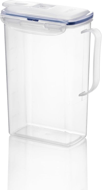 LocknLock Aqua Fridge Door Water Jug | Clear Pitcher | BPA Free Plastic Pitcher - Image 2