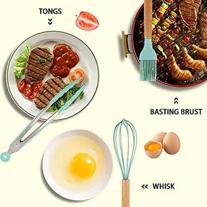 MIBOTE Silicone Cooking Kitchen Utensils Set - Image 7