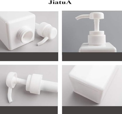 Pump Bottle, Refillable Plastic Empty Lotion Soap Dispenser Liquid Container - Image 6