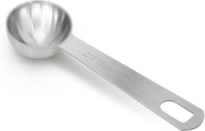 2 Teaspoon Stainless Steel Single Measuring Spoon by AUOIKKHOMEGARDEN