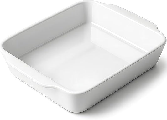 HOMBENE 3 QT Wide Ceramic Baking Dish, Lasagna Pan by HOMBENE