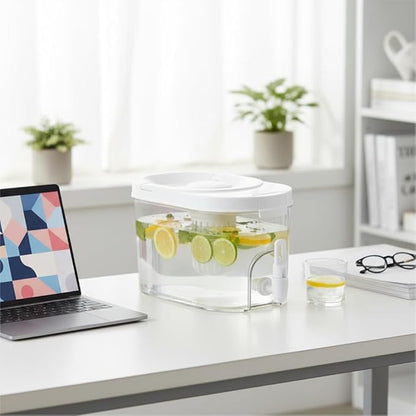 GLEAVI Beverage Dispenser with Spigot: Family Fridge Pitcher - Image 6