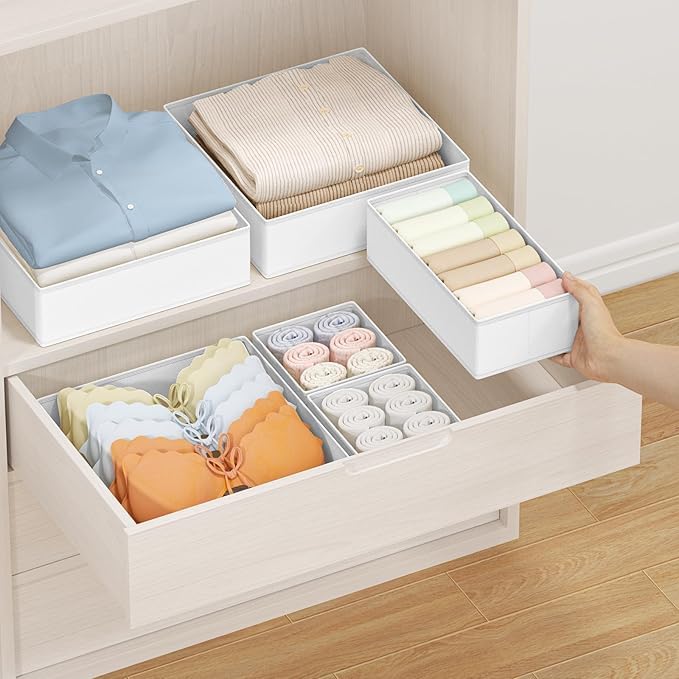 DIMJ Drawer Organizer Clothes 14 Pack - Image 3
